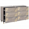 Bufet z szufladą 2 pcs Szary 60 x 33 x 75 cm Drewno z mango