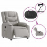 Elektryczny fotel rozkładany Cloud Grey Fabric