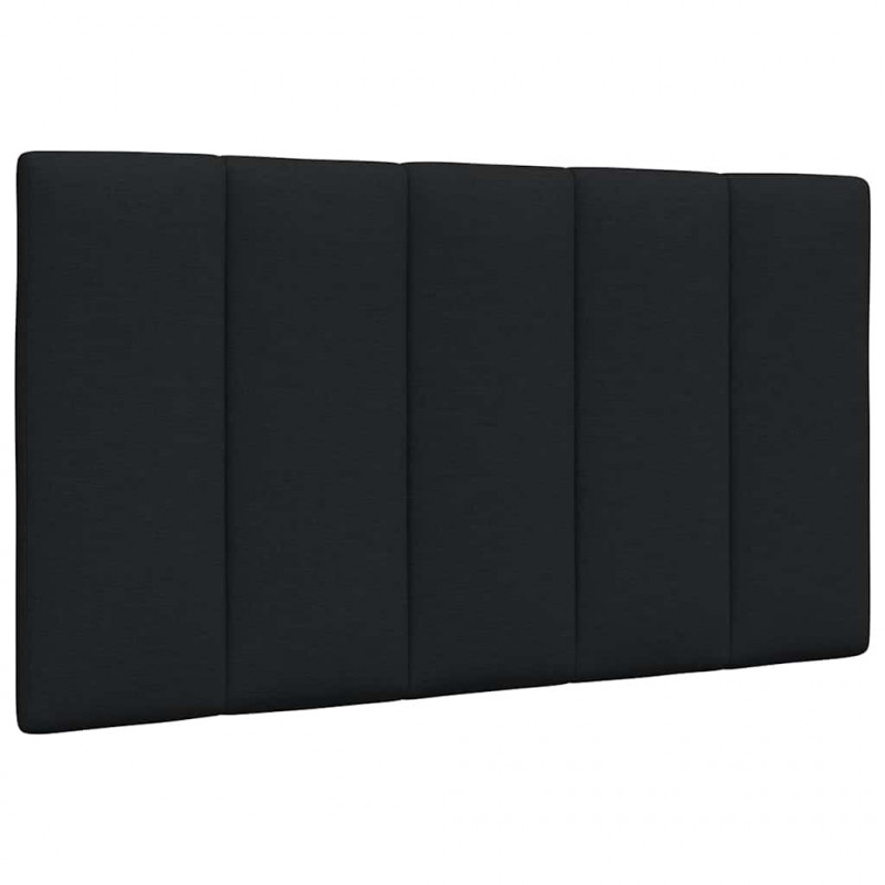 Rama łóżka bez materaca Hanko Czarna 90x190 cm Tkanina