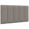 Rama łóżka bez materaca Hanko Taupe 90x200 cm Tkanina