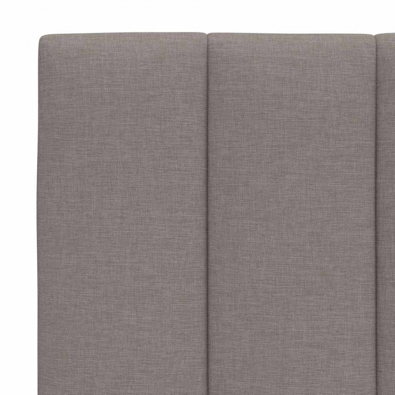 Rama łóżka bez materaca Hanko Taupe 90x200 cm Tkanina