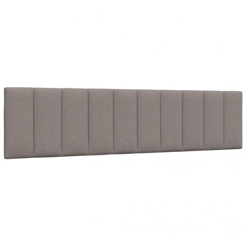 Rama łóżka bez materaca, Hanko, taupe, 200x200 cm, obita tkaniną