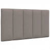 Rama łóżka bez materaca Hanko Taupe 90x190 cm Tkanina