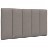 Rama łóżka bez materaca Hanko Taupe 90x200 cm Tkanina