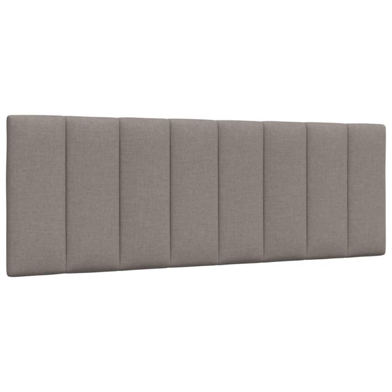 Rama łóżka bez materaca, Hanko, taupe, 120x200 cm, obita tkaniną