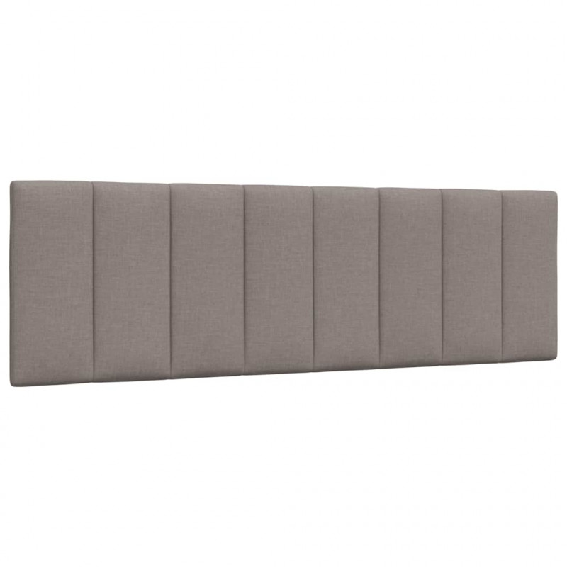 Rama łóżka bez materaca, Hanko, taupe, 160x200 cm, obita tkaniną