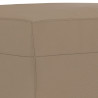 3-cz. zestaw sof z poduszkami, cappuccino, sztuczna skóra