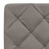Rama łóżka z LED bez materaca Taupe 80x200 cm Tkanina