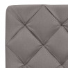 Rama łóżka z LED bez materaca Taupe 160x200 cm Tkanina