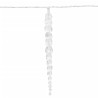 Lampki świąteczne w kształcie sopli, 100 LED, ciepła biel, 10 m