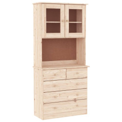Kredens ALTA, 77x35x165 cm, lite drewno sosnowe