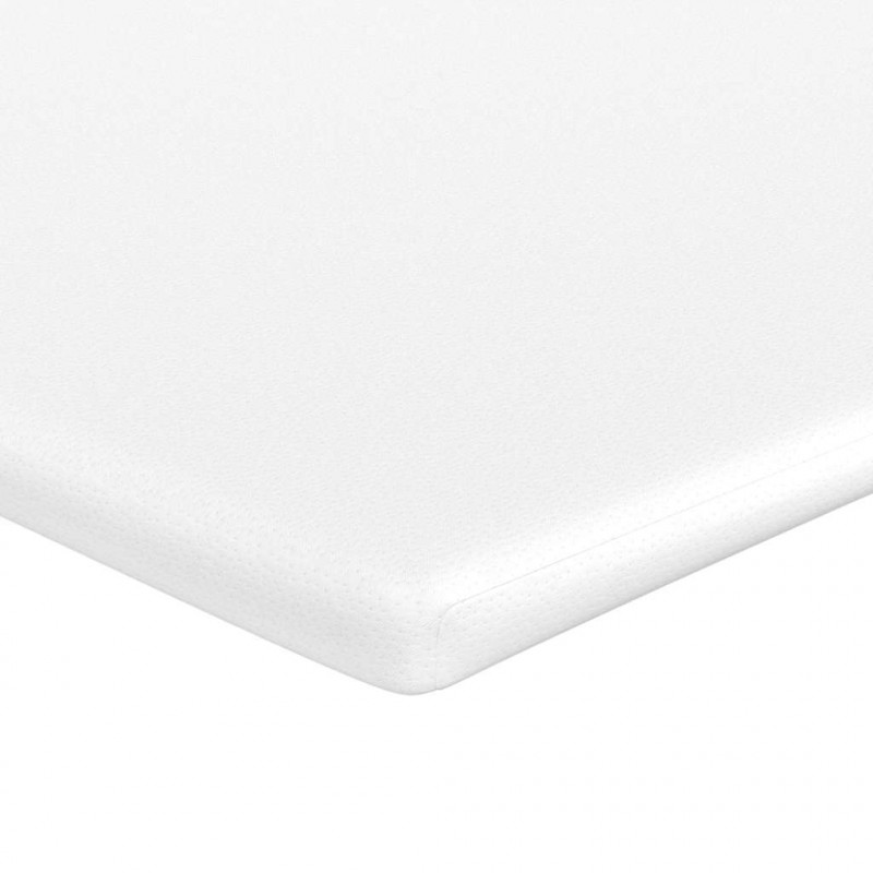 Rama łóżka otomana z materacem, niebieska, 120x200 cm, tkanina