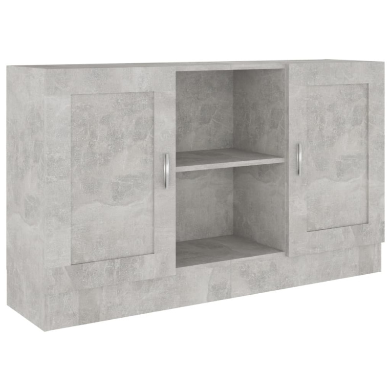 Szafka, szarość betonu, 120x30,5x70 cm, materiał drewnopochodny