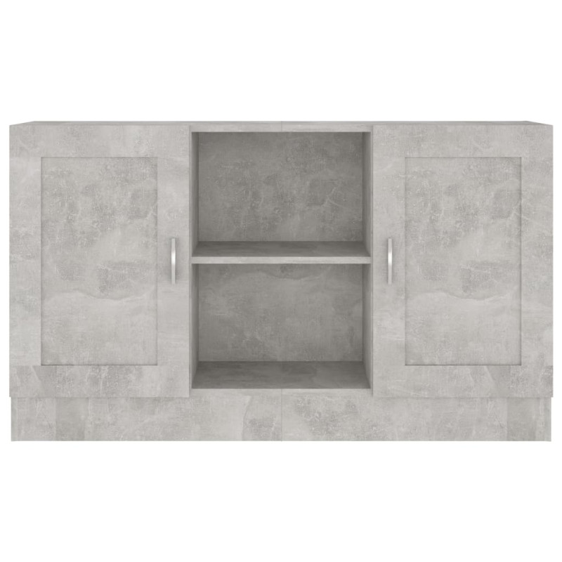 Szafka, szarość betonu, 120x30,5x70 cm, materiał drewnopochodny