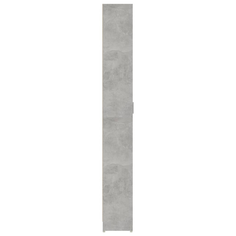 Szafa do przedpokoju, szarość betonu, 55x25x189 cm