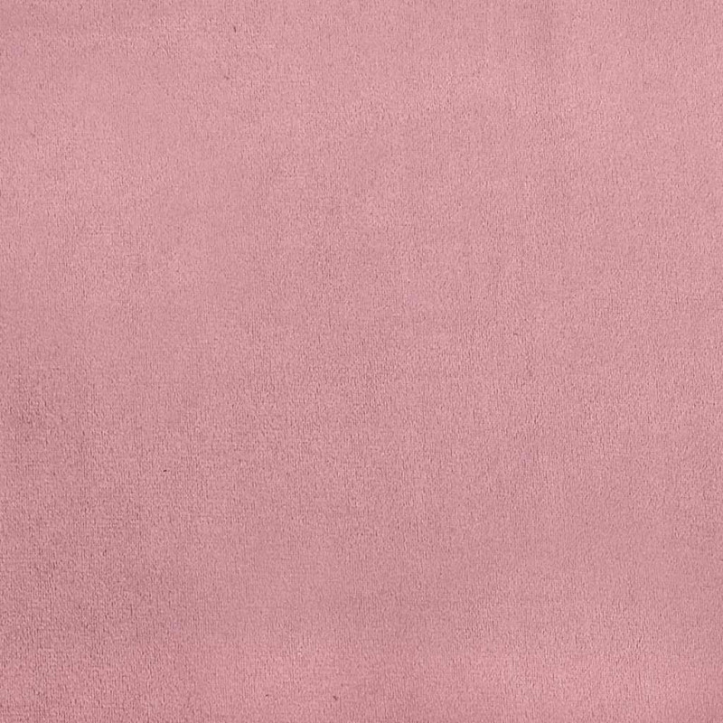 Rama łóżka otomana z materacem, różowa, 120x200 cm, aksamit