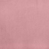 Rama łóżka otomana z materacem, różowa, 140x190 cm, aksamit