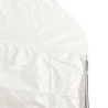 Namiot ogrodowy z dachem, biały, 11,15x4,08x3,22 m, polietylen