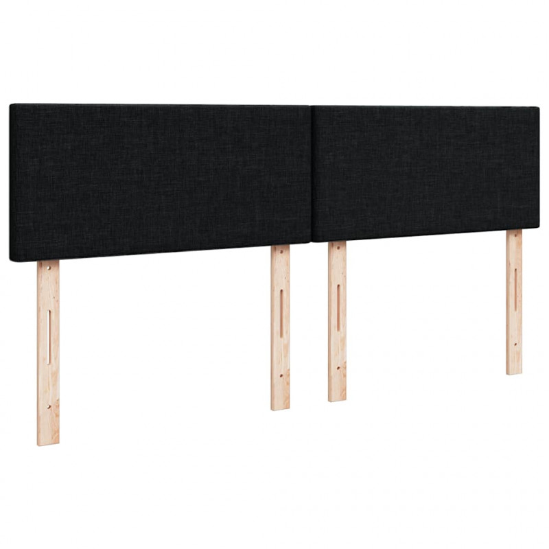 Łóżko otomana z materacem i diodami LED Czarny 140x200 cm