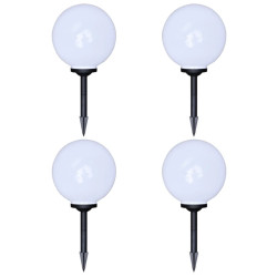 Lampy do oświetlenia ścieżki, 4 szt, LED, 30 cm, ze szpikulcami