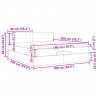 Łóżko otomana z materacem i LED, taupe, 180x200cm, tkanina