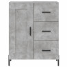 Witrynka, szarość betonu 69,5x34x180 cm materiał drewnopochodny
