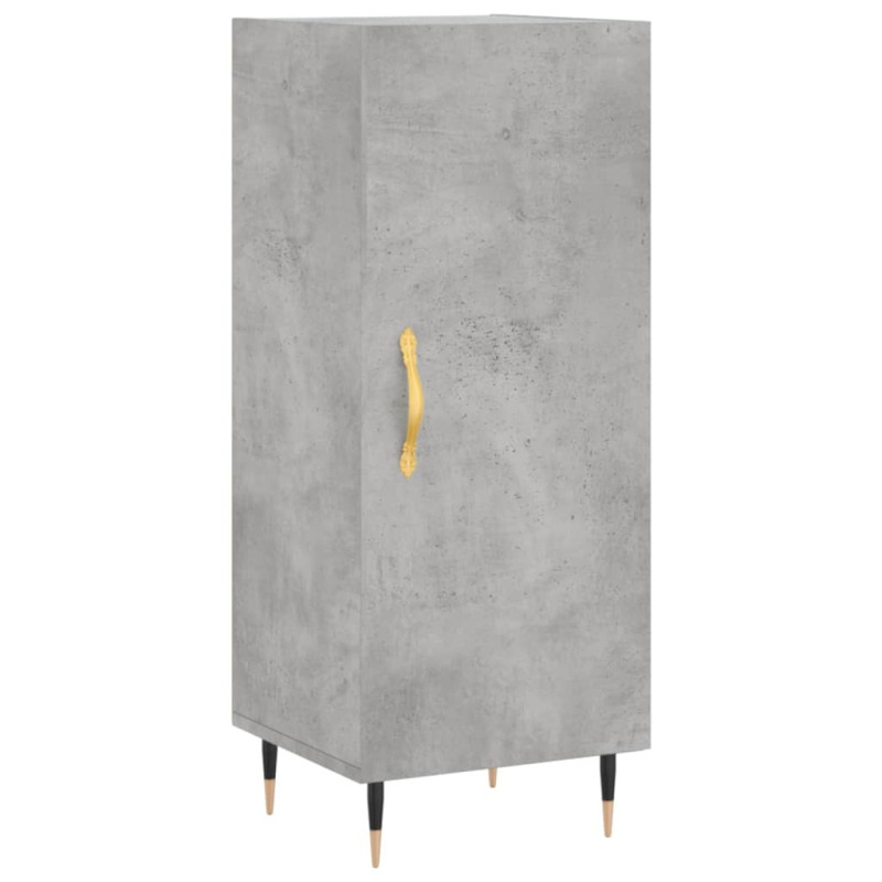 Wysoka szafka, szarość betonu, 34,5x34x180 cm