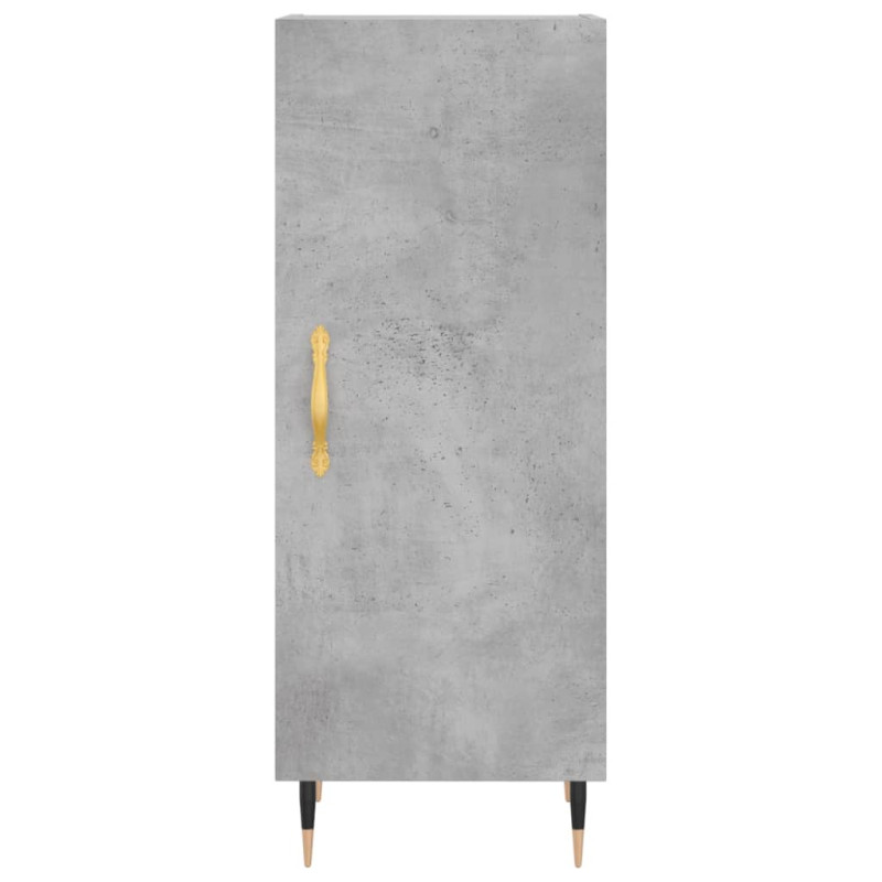Wysoka szafka, szarość betonu, 34,5x34x180 cm