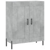 Witrynka, szarość betonu 69,5x34x180 cm materiał drewnopochodny