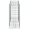 Kosze gabionowe, 10 szt, 200x50x100/120cm, galwanizowane żelazo