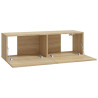Zestaw 6 szafek telewizyjnych, dąb sonoma