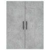 Witrynka, szarość betonu 69,5x34x180 cm materiał drewnopochodny