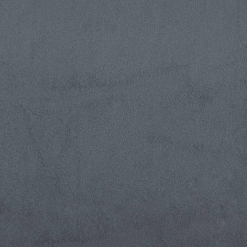 Rama łóżka otomana z materacami, szara, 180x200 cm, aksamit