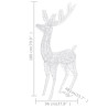 Renifery z akrylu XXL, 3 szt., 250 niebieskich LED, 180 cm