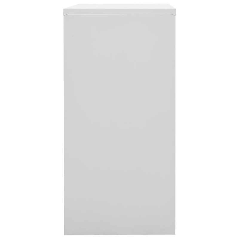 Szafki zamykane, 5 szt., jasnoszaro-niebieskie, 90x45x92,5 cm
