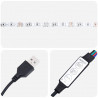 Rama łóżka otomana z materacami, zielona, 180x200 cm, aksamit