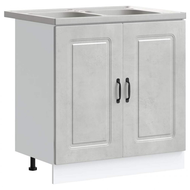 Szafka kuchenna Kalmar Betonowy szary 80 x 46 x 81,5 cm