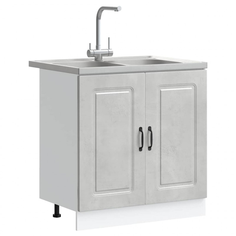 Szafka kuchenna Kalmar Betonowy szary 80 x 46 x 81,5 cm