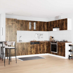 Szafka kuchenna Kalmar 2 pcs Brązowy 80 x 46 x 81.5 cm