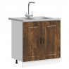 Szafka kuchenna Kalmar 2 pcs Brązowy 80 x 46 x 81.5 cm