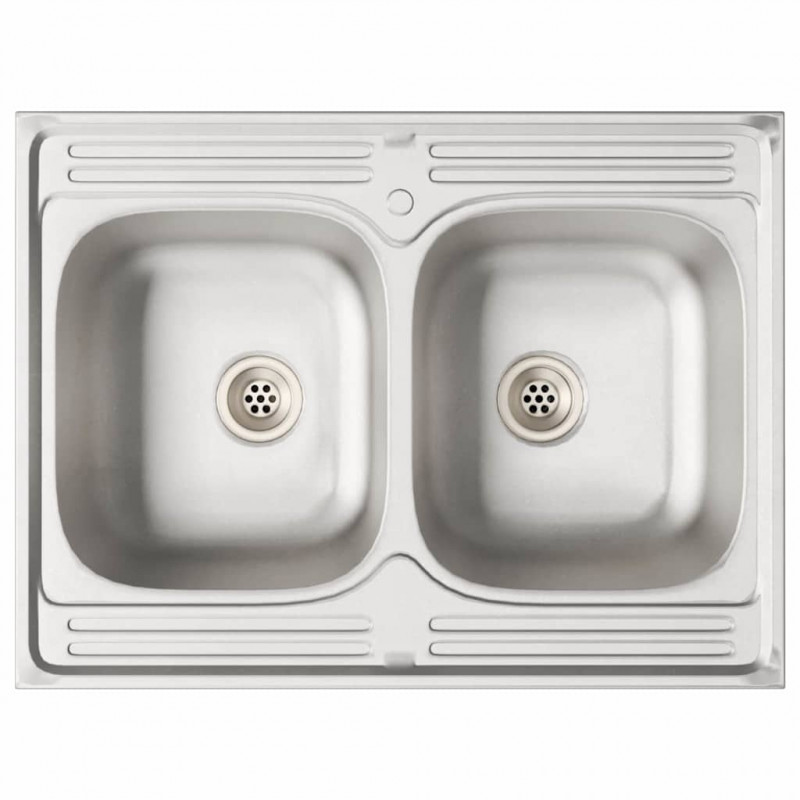 Szafka kuchenna Kalmar 2 pcs Brązowy 80 x 46 x 81.5 cm
