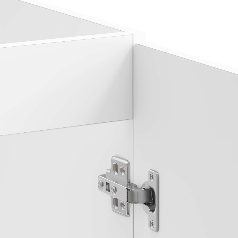 Szafka pod zlew Lucca 2 pcs Biały Materiał drewnopochodny