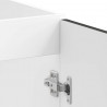 Szafka pod zlew Lucca 2 pcs Czarny Materiał drewnopochodny