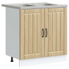 Szafka pod zlew Lucca 2 pcs Dąb Sonoma Materiał drewnopochodny