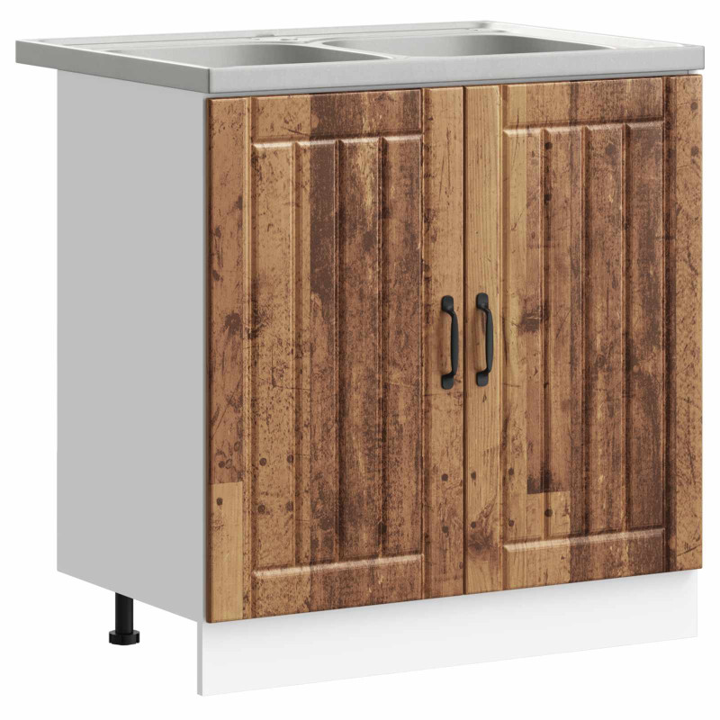 Szafka pod zlew z przechowywaniem Lucca 2 pcs Stare drewno