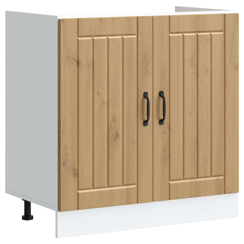 Szafka pod zlew z przechowywaniem Lucca 2 pcs Dąb rzemieślniczy