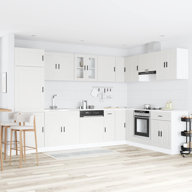 Szafka pod zlew Porto 2 pcs Biały Materiał drewnopochodny