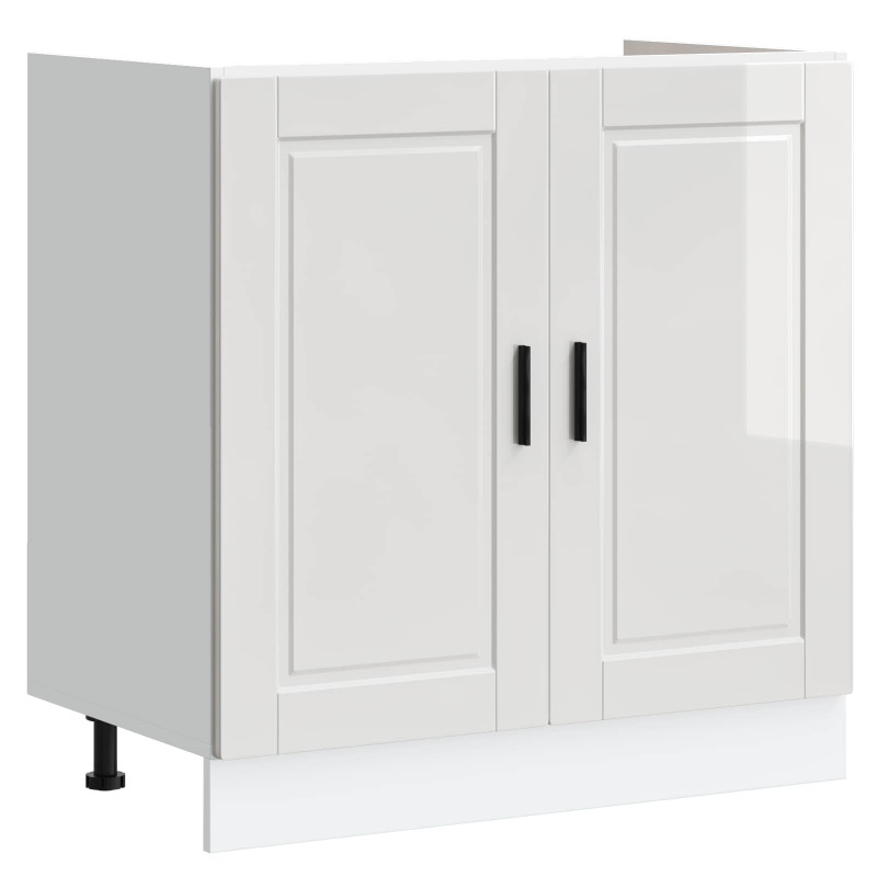 Szafka pod zlew Porto 2 pcs Biały Materiał drewnopochodny