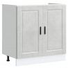 Szafka pod zlew Porto 2 pcs Szary Materiał drewnopochodny
