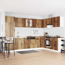 Szafka pod zlew Porto 2 pcs Brązowy Materiał drewnopochodny